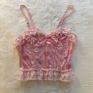Size small pink bustier